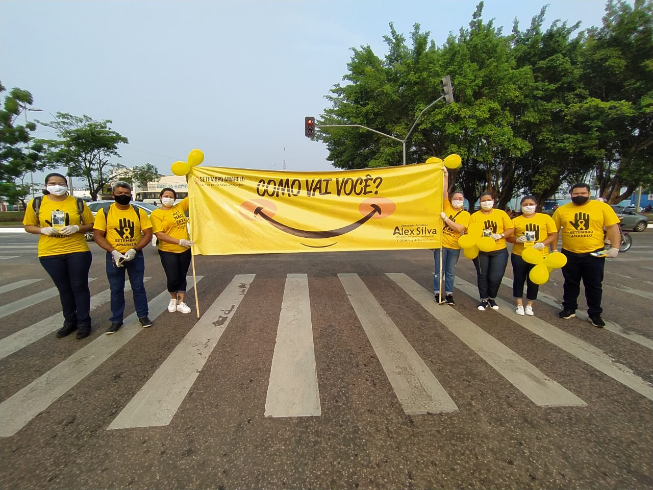 SETEMBRO AMARELO: Deputado Alex Silva promove pit stop de conscientização contra o suicídio