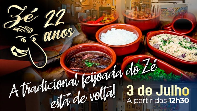 Tradicional feijoada do Zé Beer acontecerá no primeiro sábado de julho