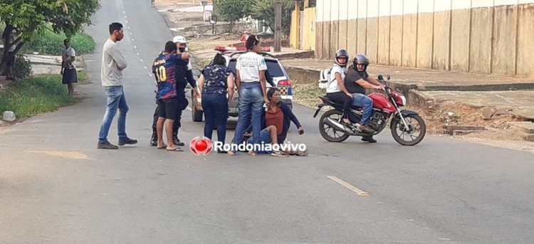 CASTIGADO: Assaltante rouba moto e na fuga sofre fratura exposta em acidente