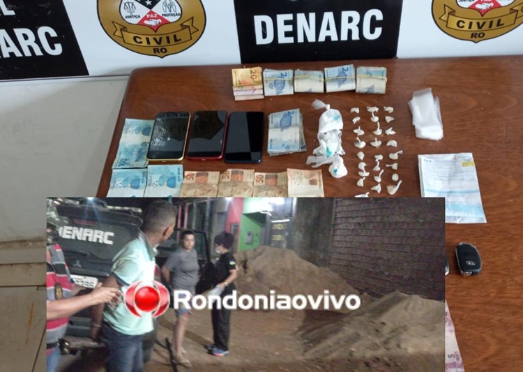 AÇÃO DO DENARC: Bar é fechado e mulher que mandava morador de rua vender droga é presa