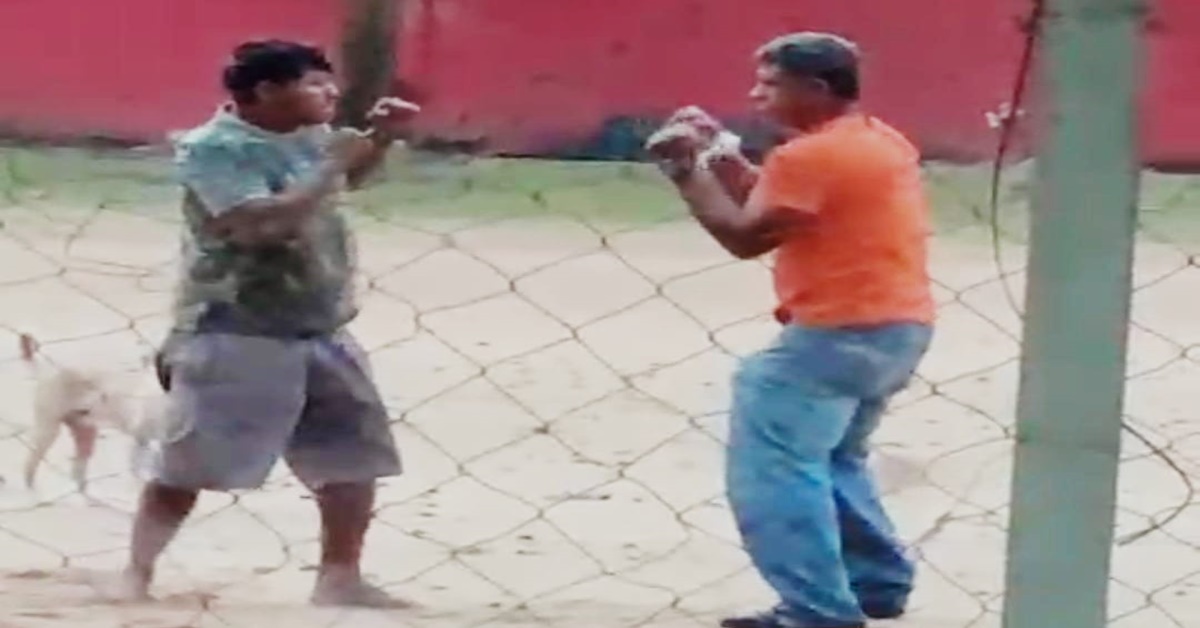 PAULADAS: Vídeo mostra briga de homens em campo de futebol em Porto Velho