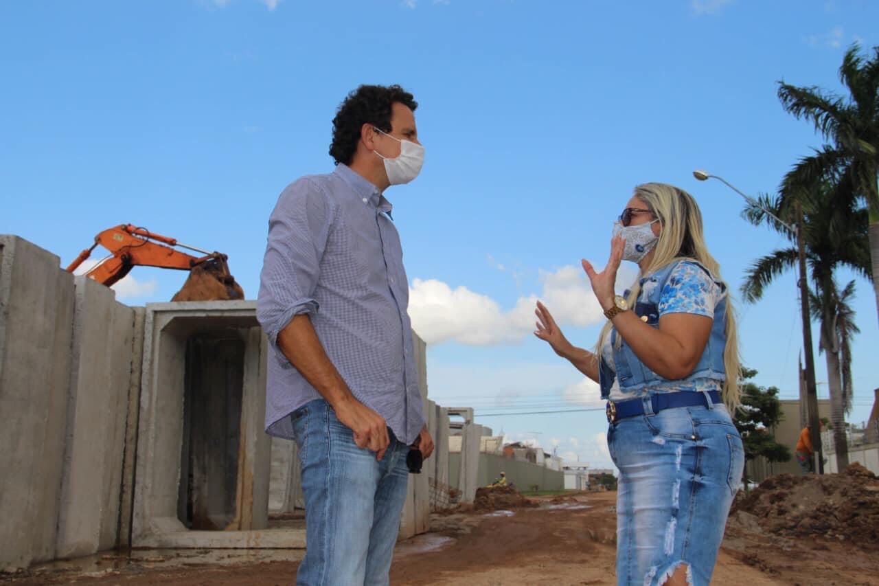 NA CAPITAL: Vereadora Márcia Socorristas Animais acompanha obras do bairro Lagoa