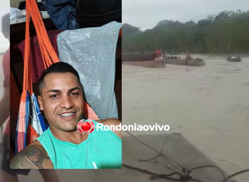 NAUFRÁGIO: Draga afunda no rio Madeira e três pessoas morrem afogadas