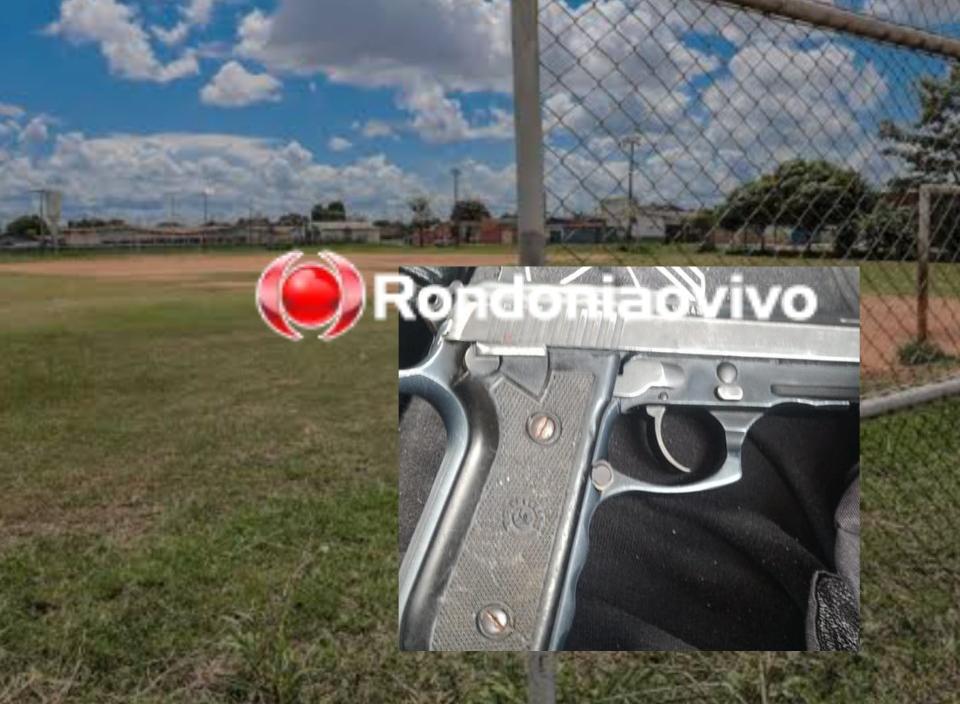 NO ABOBRÃO: Polícia recupera em campo de futebol arma roubada de capitão da PM  