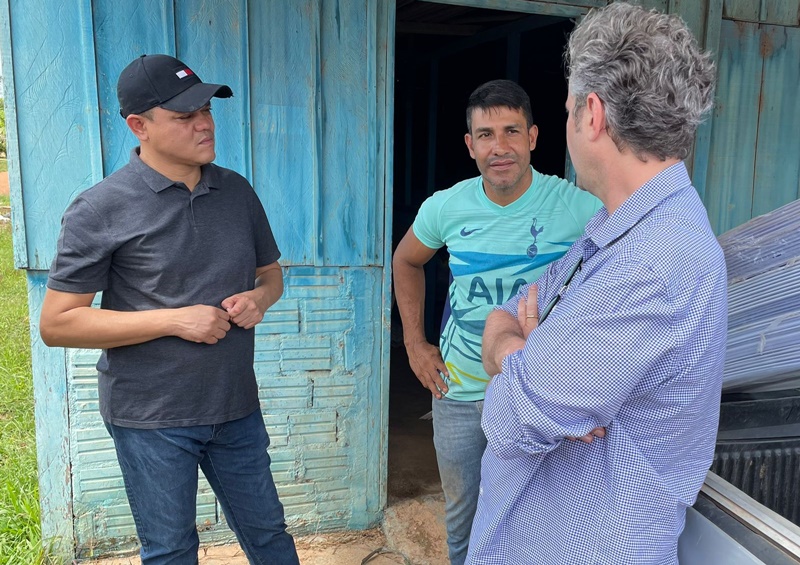 VEREADOR: Isaque Machado visita Comunidade de Nova Aliança e busca melhorias na iluminação 
