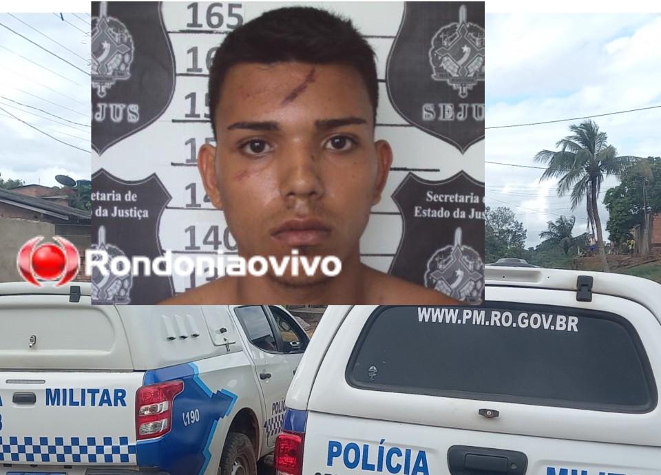 FUGA NO CENTRO: Foragido é preso com moto roubada após perseguição policial