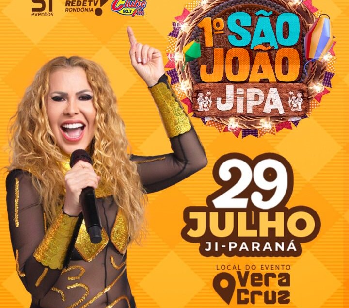 TOUR ISSO É CALYPSO: Mega show da cantora Joelma acontece hoje em Ji-Paraná