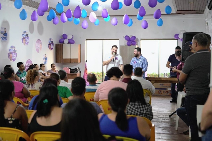 CAMPANHA NA RUA: Alex Redano faz reuniões em Ji-Paraná e Cacoal com candidatos a deputado federal e apoiadores