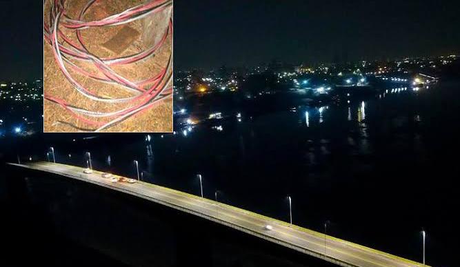 OUSADIA: Ladrão é flagrado furtando fios na ponte sobre o rio Madeira