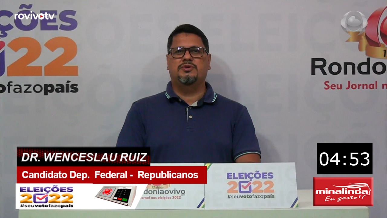 VENHA DEBATER CONOSCO: Dr. Wenceslau Ruiz -  Candidato Deputado Federal -  Republicanos