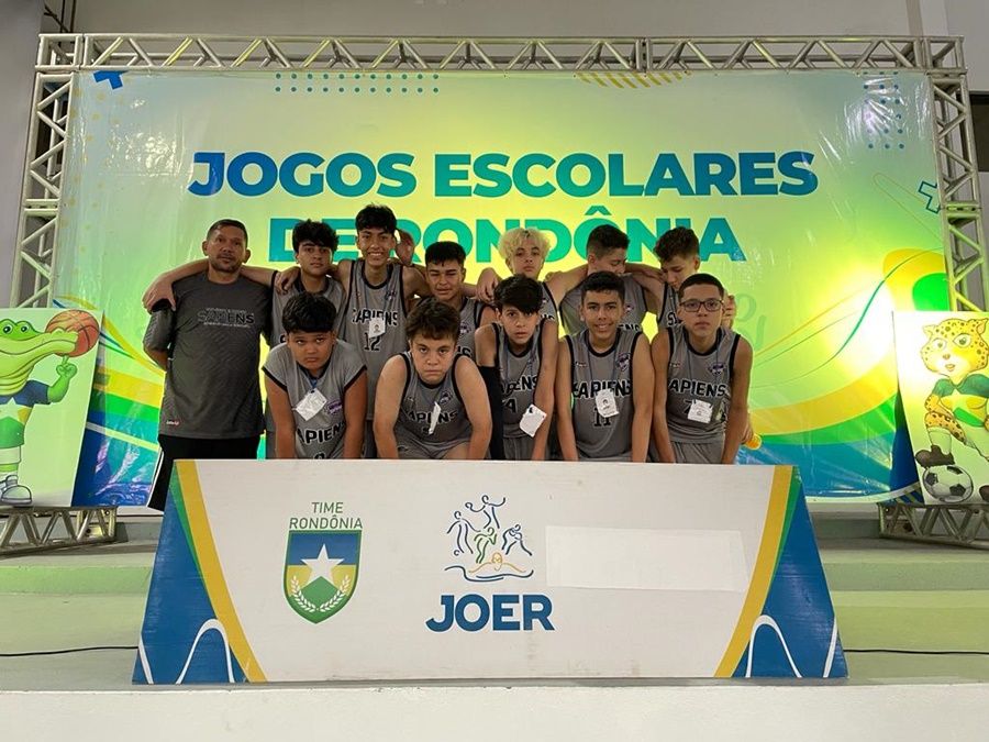 BASQUETE: Equipe masculina infantil do Colégio Sapiens é Campeã Estadual do Joer 2022