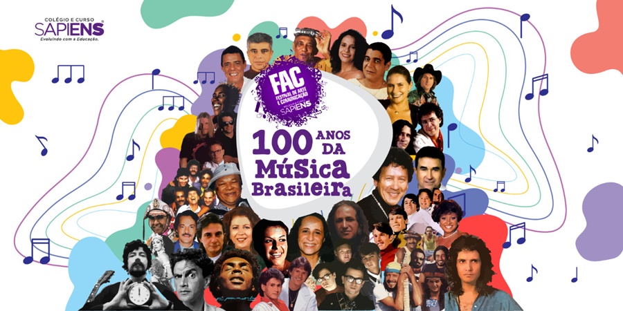 CULTURA: Colégio Sapiens promove Festival de Arte e Comunicação sobre música brasileira