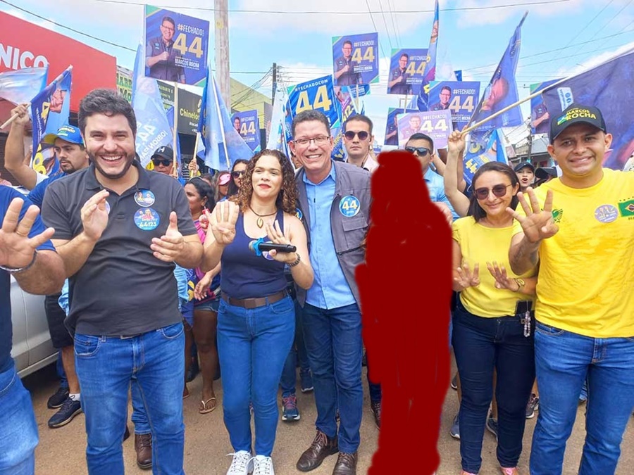 ZONA LESTE: Coronel Marcos Rocha faz caminhada com seus militantes e candidatos