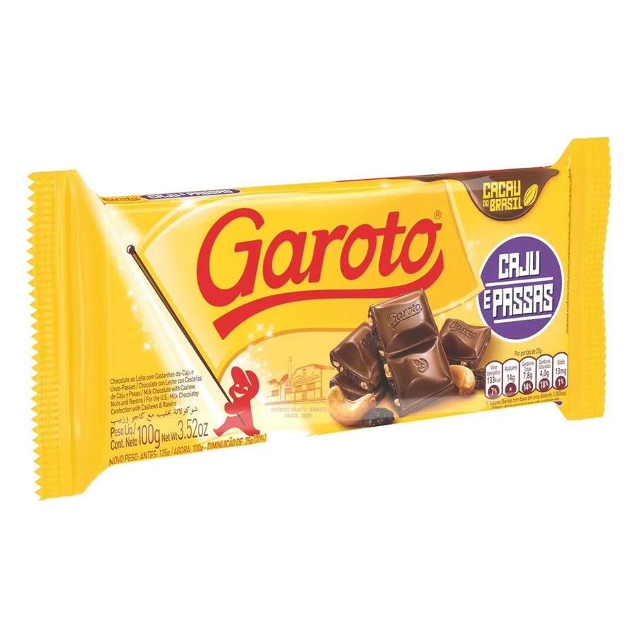 VIDROS: Anvisa proíbe comercialização de lotes de chocolates da marca Garoto