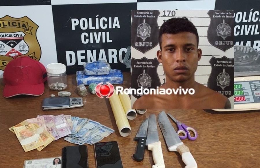 VÁRIAS DENÚNCIAS: Denarc prende traficante e fecha boca de fumo do 'Júnior' na zona Leste
