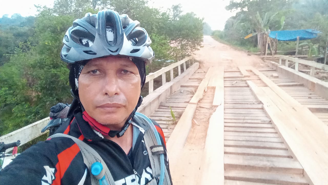 DESAFIO: Maratonista vence 890 quilômetros entre Manaus e PVH na BR-319 de bicicleta