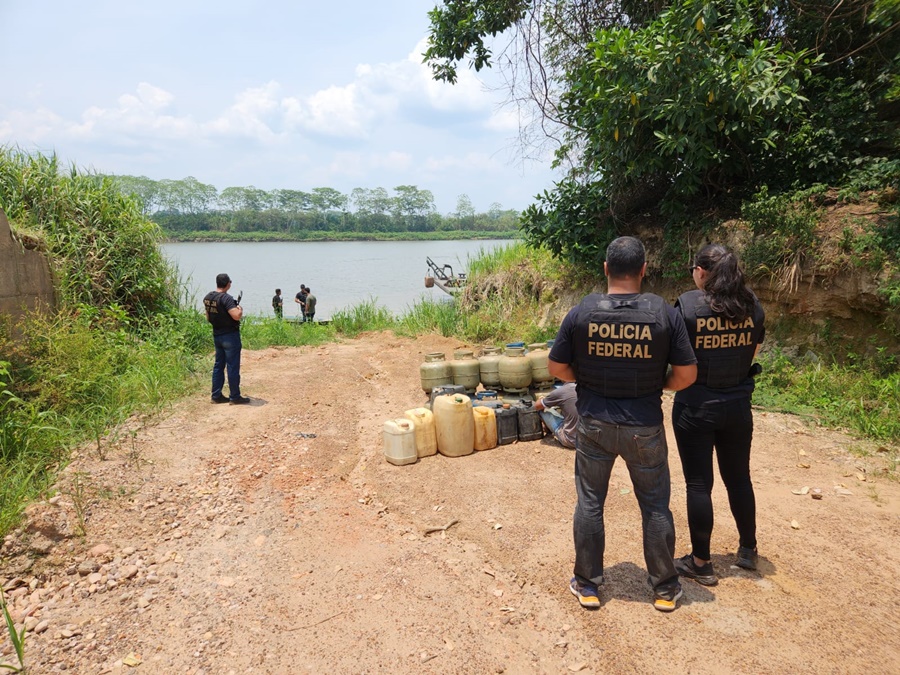PANE SECA: PF combate organização criminosa que vende gasolina da Bolívia em Rondônia