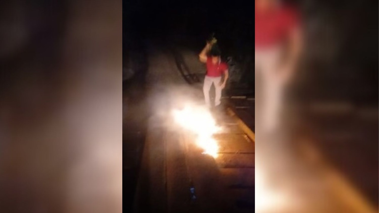CRIMINOSOS: Golpistas incendeiam ponte em Vilhena e prometem caos em áudios