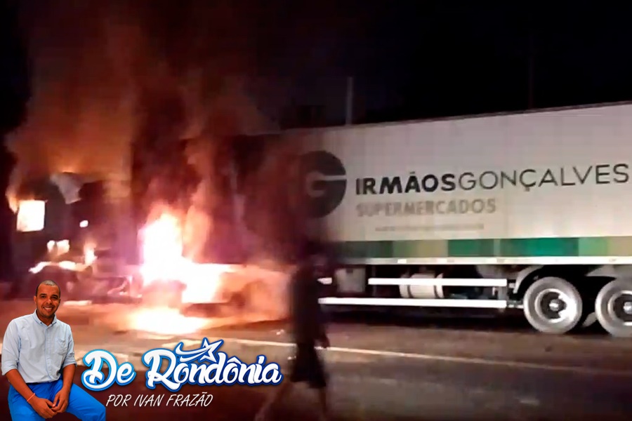 TERROR: Atos contra a democracia descambam para a violência nas estradas de RO