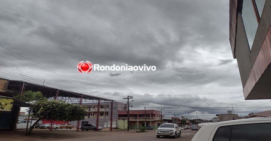 NUBLADO: Mormaço e chuvas isoladas nesta terça (13) em toda Rondônia 