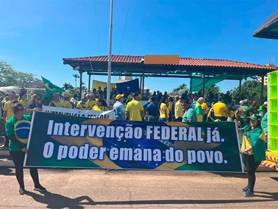 PORTO VELHO: Bolsonaristas continuam acampados em frente à 17ª Brigada de Infantaria