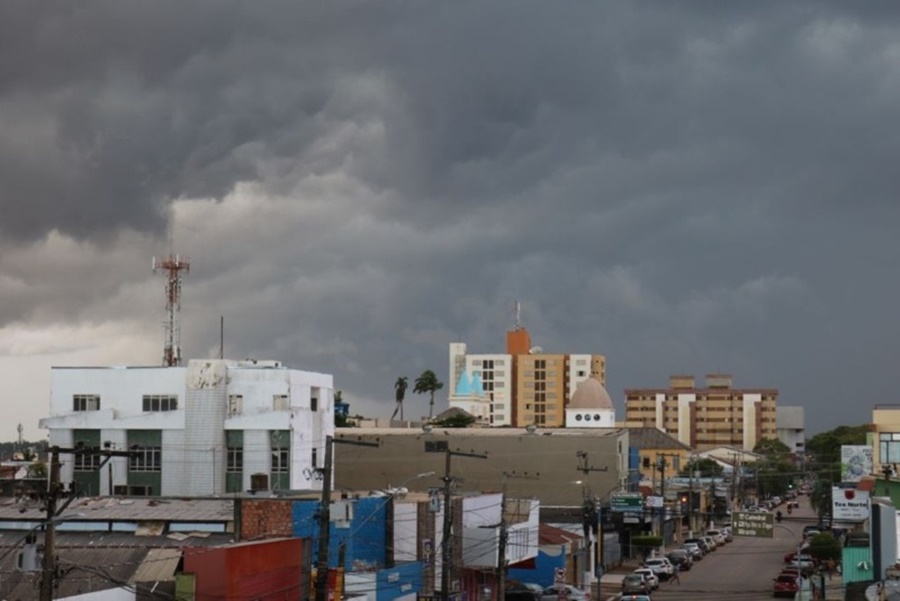 TEMPORAL: Sipam prevê chuvas com trovoadas para a quinta-feira (12), em Rondônia