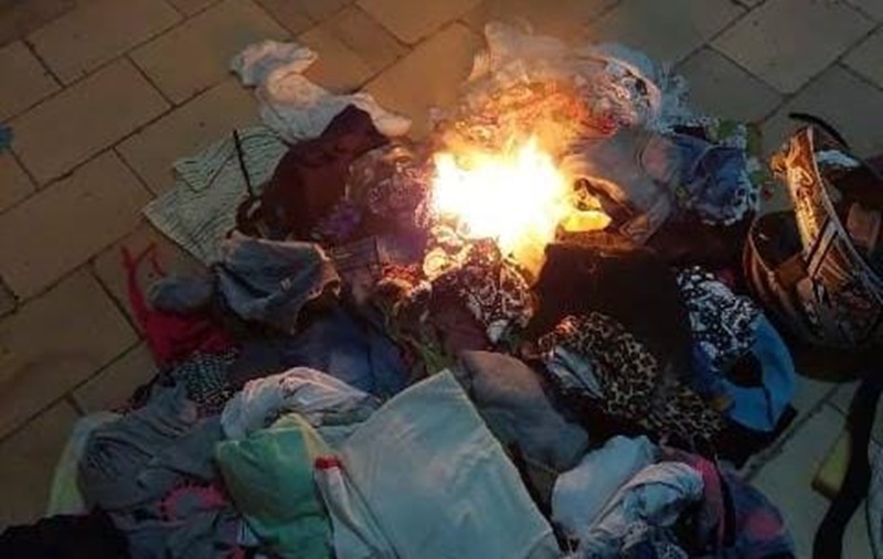 AMANHECIDO: Marido chega em casa de manhã, agride e põe fogo nas roupas da esposa