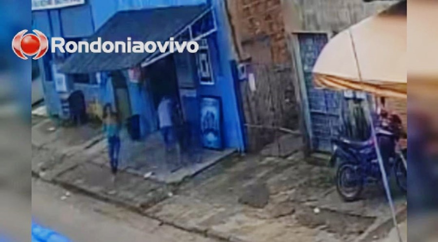 VÍDEO: Funcionária grita, sai correndo e escapa de assalto em vidraçaria 