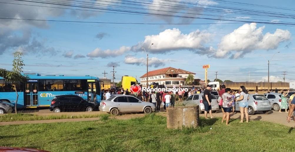 PROTESTO: Motoristas de app fecham BR-364 após colega sofrer ataque a tiros 