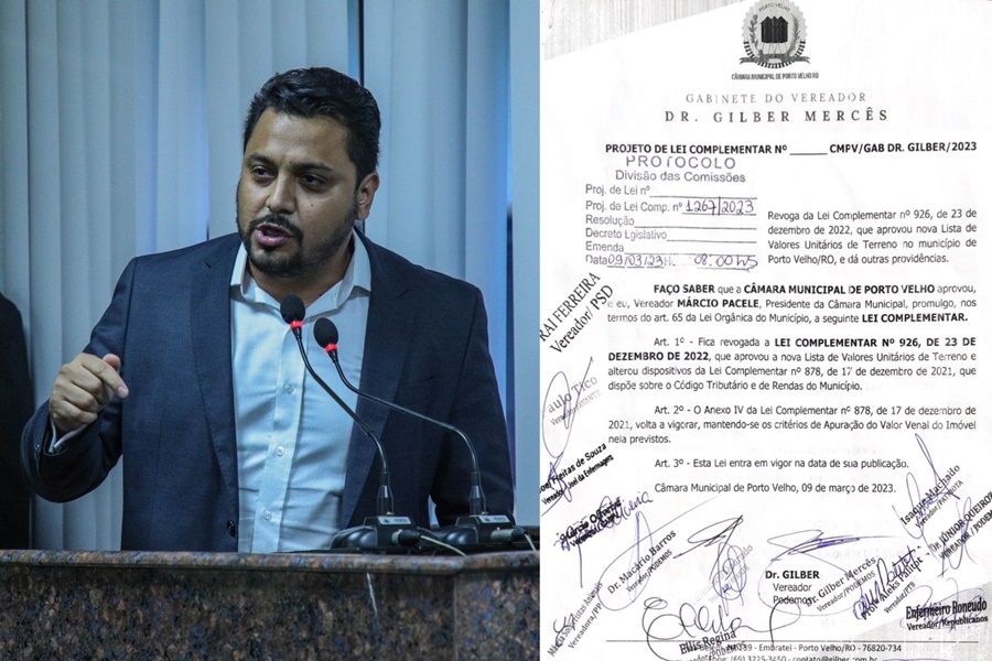 IMPOSTO: Vereador Dr. Gilber consegue apoio para revogação da lei de aumento do IPTU