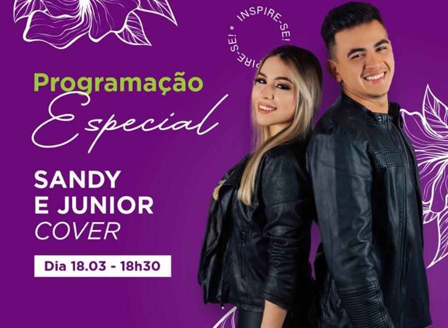 MÚSICA: Porto Velho Shopping apresenta cover especial Sandy e Junior