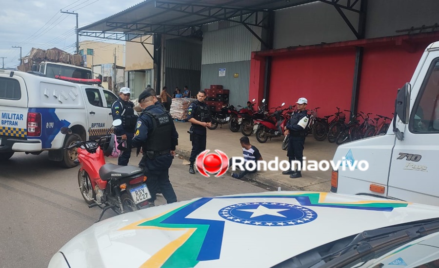 ASSISTA: Equipes da PM prendem acusado que roubou moto rastreada