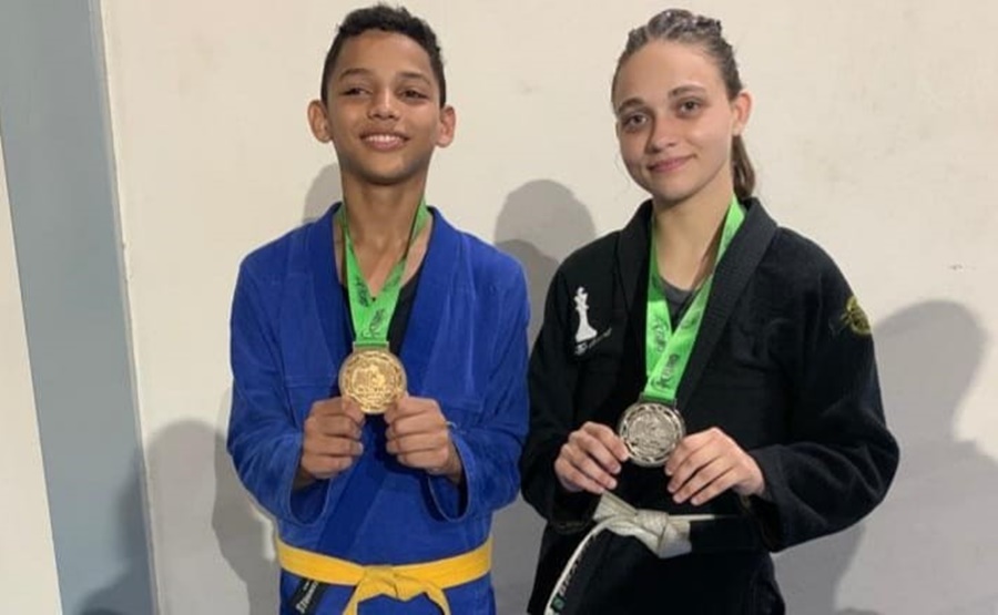 ORLANDO FREIRE: Estudantes conquistam ouro e prata em circuito rondoniense de jiu-jitsu 