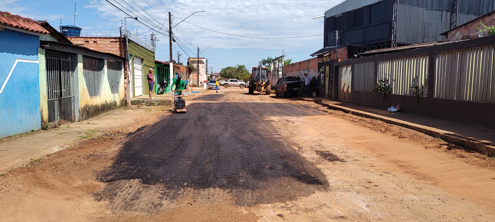 EDWILSON NEGREIROS: Prefeitura faz reparos em rua da zona Sul da capital a pedido de vereador