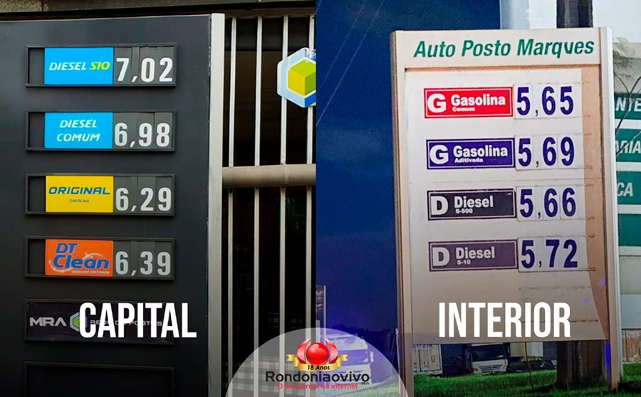 ENQUETE: Você acha justo a gasolina ser mais barata no interior do que na capital?