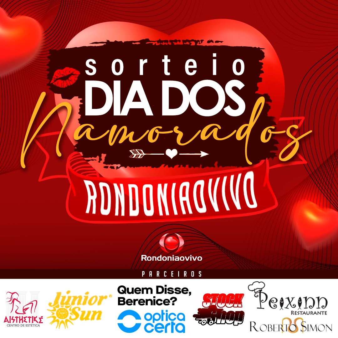 Rondoniaovivo sorteia vários prêmios para Dia dos Namorados 
