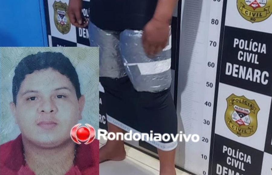 PERUTIA: Denarc e PRF prendem acreano com droga enrolada ao corpo na BR-364
