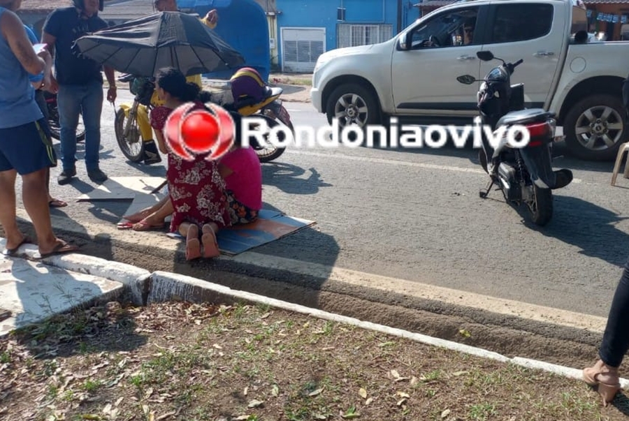 FRATURA: Mulher quebra braço após batida entre carro e moto na Imigrantes