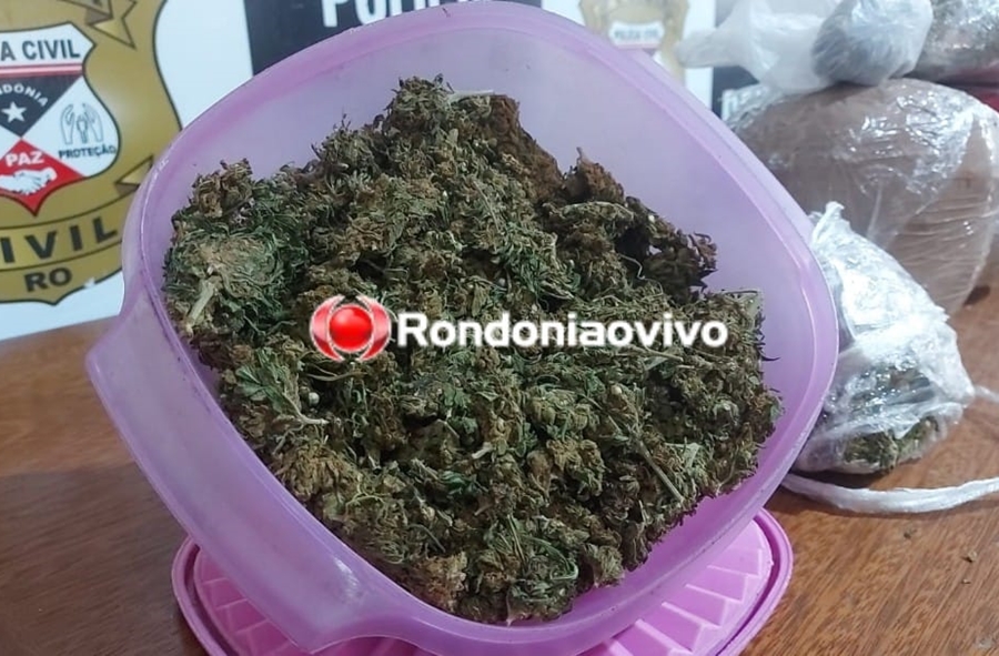 TRÁFICO: Acadêmica da Unir é presa com quatro quilos de maconha skunk