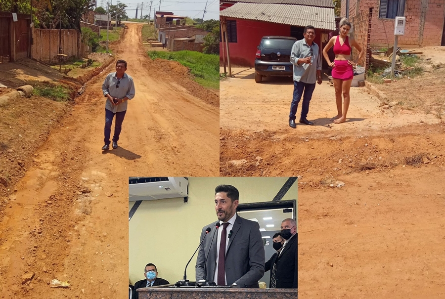 MÁRCIO PACELE: Moradores do Nova Esperança comemoram recuperação da rua do Linhão