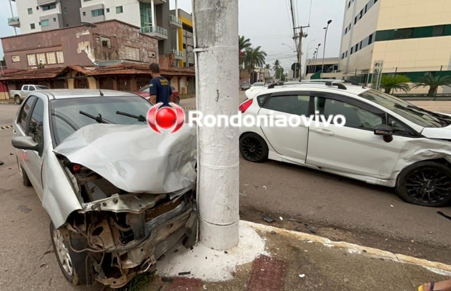 NA PINHEIRO: Quatro veículos se envolvem em forte batida e duas pessoas ficam lesionadas