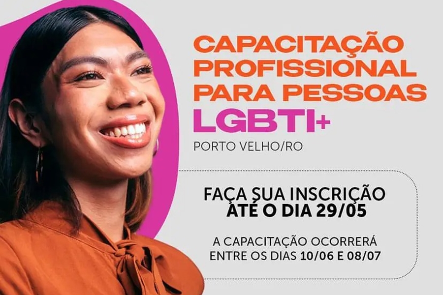 FORMAÇÃO: Está aberto curso de capacitação para pessoas LGBTI+ com bolsa de R$600,00