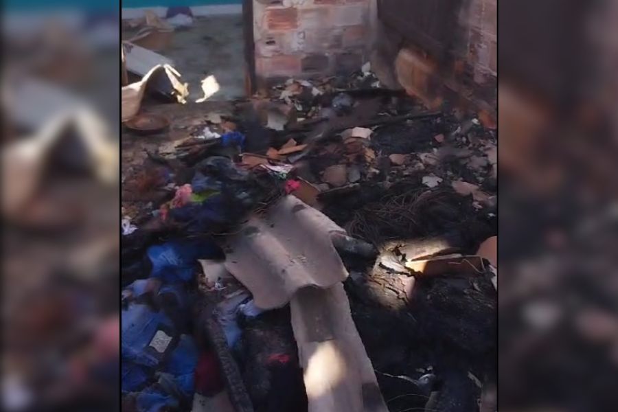SOLIDARIEDADE: Mulher precisa de ajuda após casa pegar fogo em Porto Velho