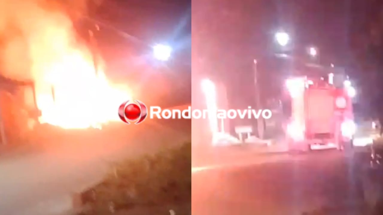VÍDEO: Incêndio na zona Sul da capital deixa moradores assustados 