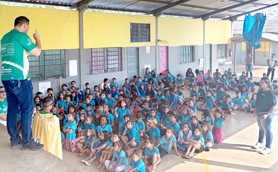 PIMENTA BUENO: Prefeitura e MFM impactam 1200 crianças com educação ambiental em parceria