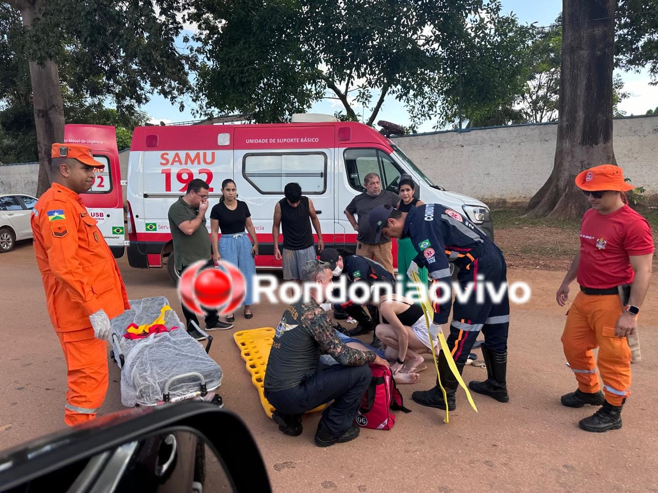 MAIS UM: Acidente entre carro e moto deixa casal ferido na Rio Madeira 