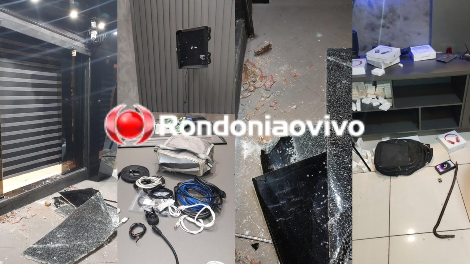 NA MADRUGADA: Quadrilha faz arrastão em loja de iPhones em Porto Velho 