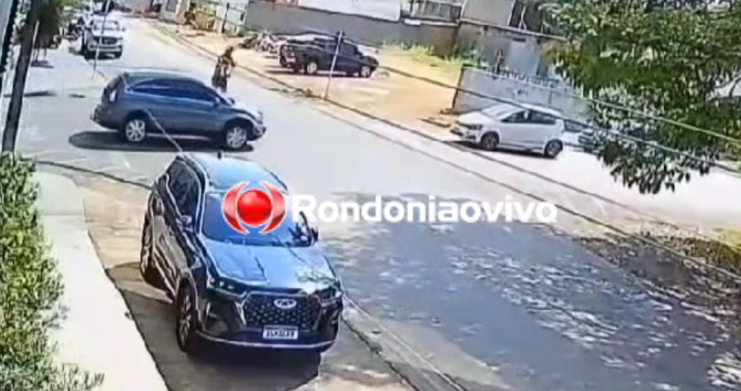 VÍDEO: Câmera de monitoramento registrou acidente na região Central da capital