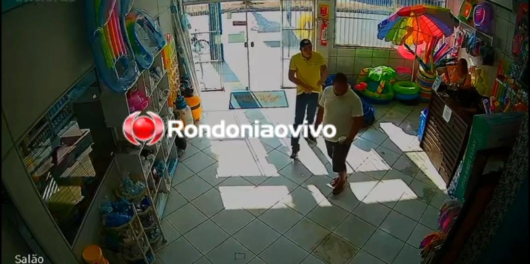 VÍDEO: Ladrão em bicicleta é filmado assaltando loja em Porto Velho 