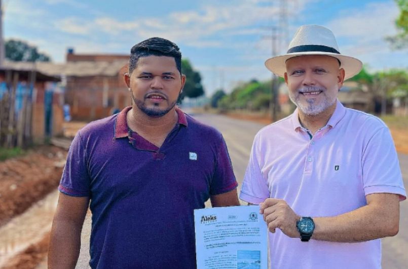 ALEKS PALITOT: Vereador garante asfaltamento no Bairro Maringá, Zona Leste de Porto Velho